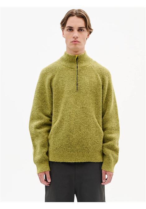 maglione essence mohair mixed knit uomo giallo HIKING PATROL | AW25104YELLOW